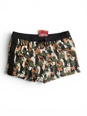 Andrew Christian Almost Naked Swim Trunks Camouflage Size L NWT!